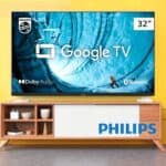 Smart TV Philips 32″ HD 32PHG6909/78 Google TV, Comando de Voz, HDR na Amazon