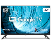 Smart TV Philips 32″ HD 32PHG6909/78 Google TV, Comando de Voz, HDR na Amazon
