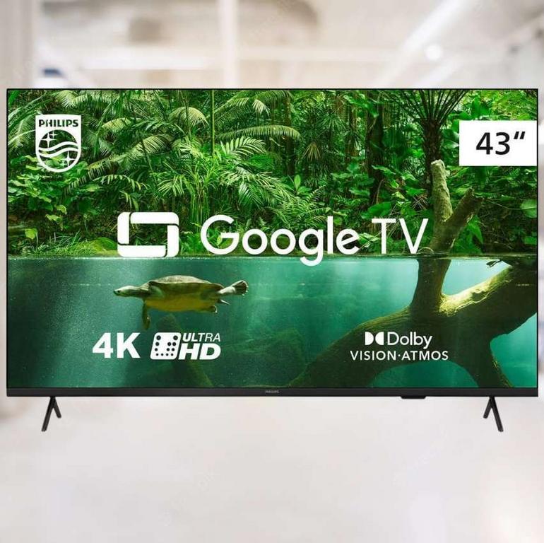 Smart TV Philips 43″ LED 4K UHD Google TV 43PUG7408/78 na Girafa