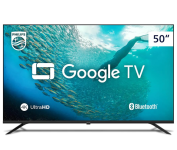 Smart TV Philips 50″ 4K HDR 50PUG7019/78, Google TV, Comando de Voz na Amazon