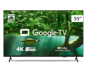 Smart TV Philips 55″ 4K 55PUG7408/78, Google TV, Comando de Voz, Dolby Vision/Atmos, VRR/ALLM, Bluetooth na Amazon