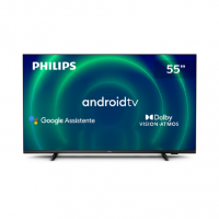 Smart TV Philips 55" 4K UHD LED 55PUG7406/78 Dolby Vision E Dolby Atmos Tecnologia Inteligente Android na Girafa