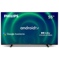 Smart TV Philips 55" 4K UHD LED 55PUG7406/78 Dolby Vision E Dolby Atmos  Android na Girafa