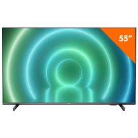 Smart TV Philips 55" 4K UHD, LED, 55PUG7906/78, Wi-Fi Integrado na Girafa