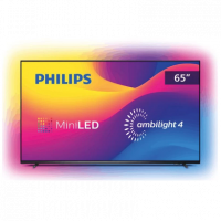 Smart TV Philips 65" Ambilight Mini LED 4K UHD Android TV 65PML9507/78 na Girafa