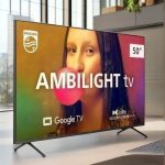 Smart TV Philips Ambilight 50″ 4K 50PUG7908/78 na Amazon