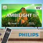 Smart TV Philips Ambilight 65″ 4K 65PUG7908/79, Google TV, Comando de Voz, Dolby Vision/Atmos, VRR/ALLM, Bluetooth na Amazon
