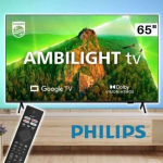 Smart TV Philips Ambilight 65″ 4K 65PUG7908/79, Google TV, Comando de Voz, Dolby Vision/Atmos, VRR/ALLM, Bluetooth na Amazon