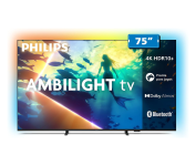 Smart TV PHILIPS, Ambilight 75″ 4K, 75PUG8100/78, Comando de Voz, HDR10+/Dolby Atmos, VRR/ALLM, Bluetooth na Amazon