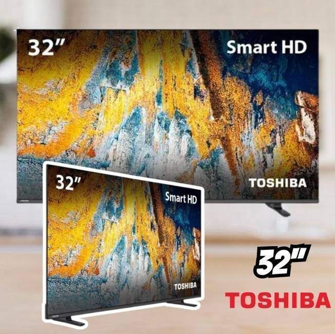 Smart TV QLED 32” HD Toshiba 32V35LS VIDAA 2 HDMI 2 USB Wi-Fi – TB016M na Amazon