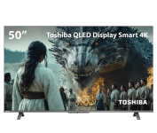 Smart TV QLED 50 4K Toshiba Google TV 3HDMI 2USB Wi-Fi na Amazon