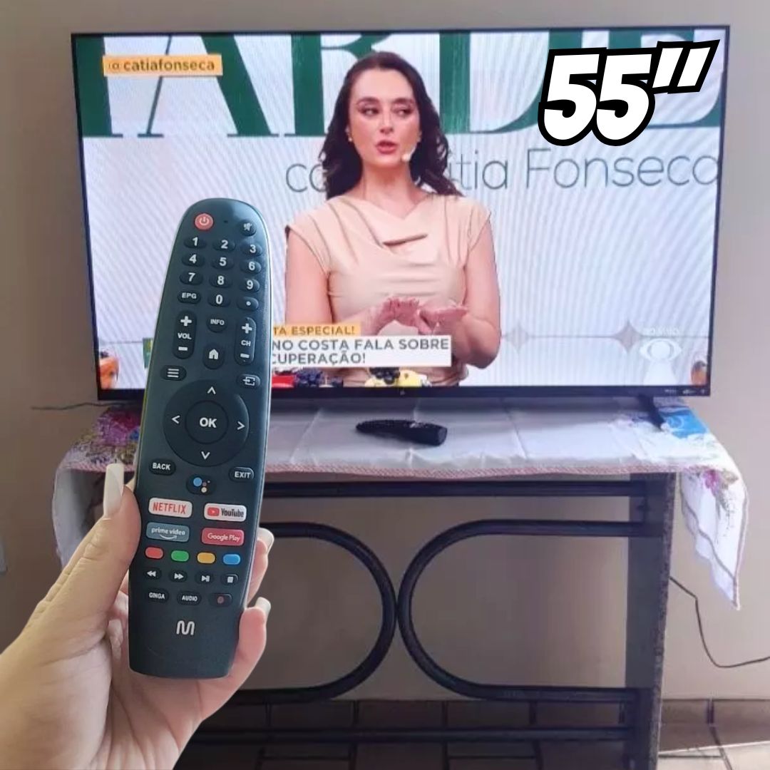 Smart TV Qled 55 4K Multi Android 11 3HDMI 2USB – TL073M na Shopee