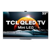 Smart TV QLED 55" 4K TCL Google TV 55C825 UHD, Dolby Vision, Soundbar ONKYO na Casas Bahia