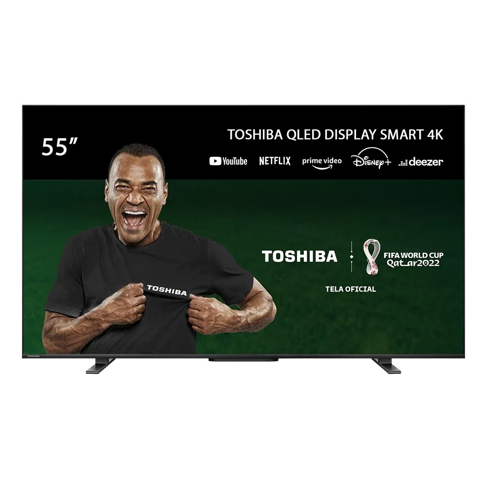 Smart TV QLED 55” 4K Toshiba 55M550LS VIDAA 3 HDMI 2 USB Wi-Fi – TB014M na Multilaser