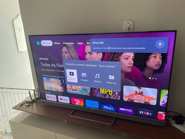 Smart TV QLED 55″ 4K UHD TCL 55C825 – Google TV, Wifi, HDMI na Amazon