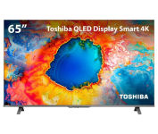 Smart TV QLED 65″ 4K Toshiba 65C450NS Google TV 4 HDMI 2 USB Wi-Fi – TB036M na Amazon