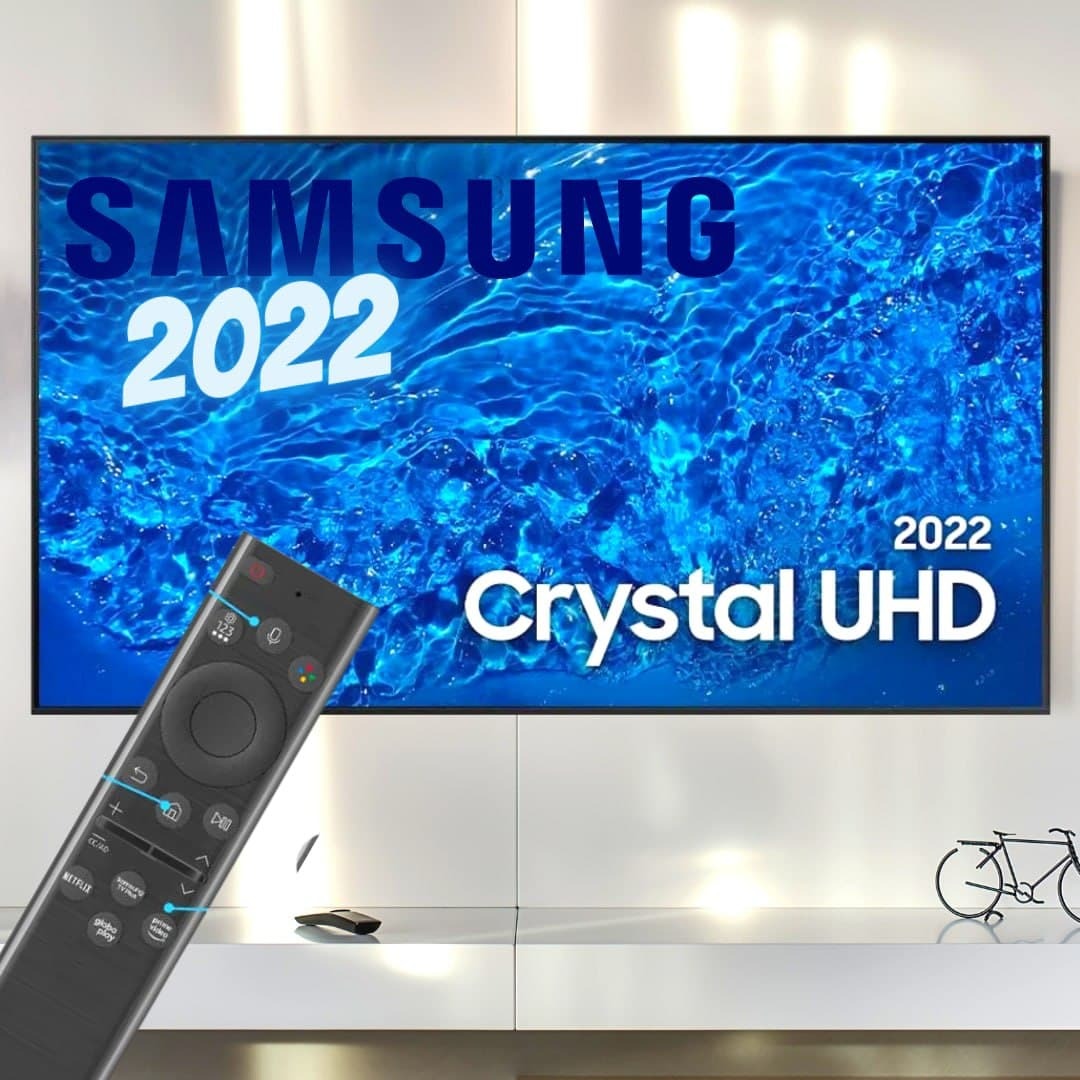 Smart TV Samsung 50 Polegadas Crystal UHD 4K, 3 HDMI, 2 USB, Wi-Fi, Bluetooth, Alexa, Google Assistante, Tela Infinita – UN50BU8000GXZD na KaBuM!