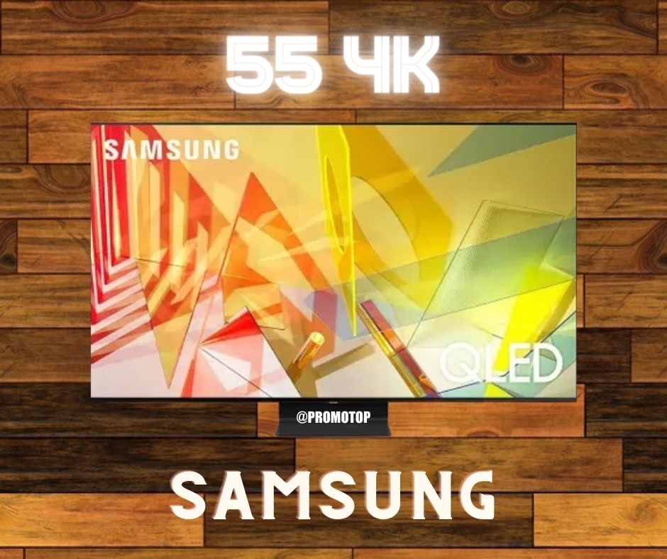 Smart TV Samsung 55 Polegadas QLED 4K Q90T, HDMI, USB, Bluetooth, Wifi, Tela Sem Limites, Alexa Built In, Google Assistente – QN55Q90TDGXZD na KaBuM!