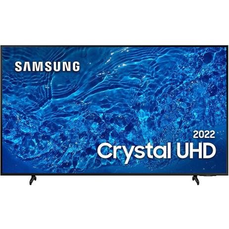 Smart TV Samsung 65 Polegadas Crystal UHD 4K, 3 HDMI, 2 USB, Wi-Fi, Bluetooth, Alexa, Google Assistante, Tela Infinita – UN65BU8000GXZD – Magazine na Magazine Luiza