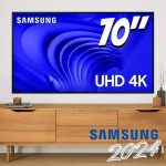 Smart TV Samsung 70″ UHD 4K 70DU7700 – Processador Crystal 4K, Gaming Hub na Amazon