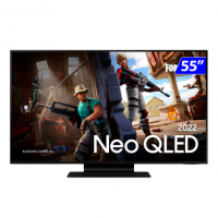 Smart TV Samsung Neo QLED 55" 4K Wi-Fi Tizen Modo Game Mini LED 55QN90B na Gazin