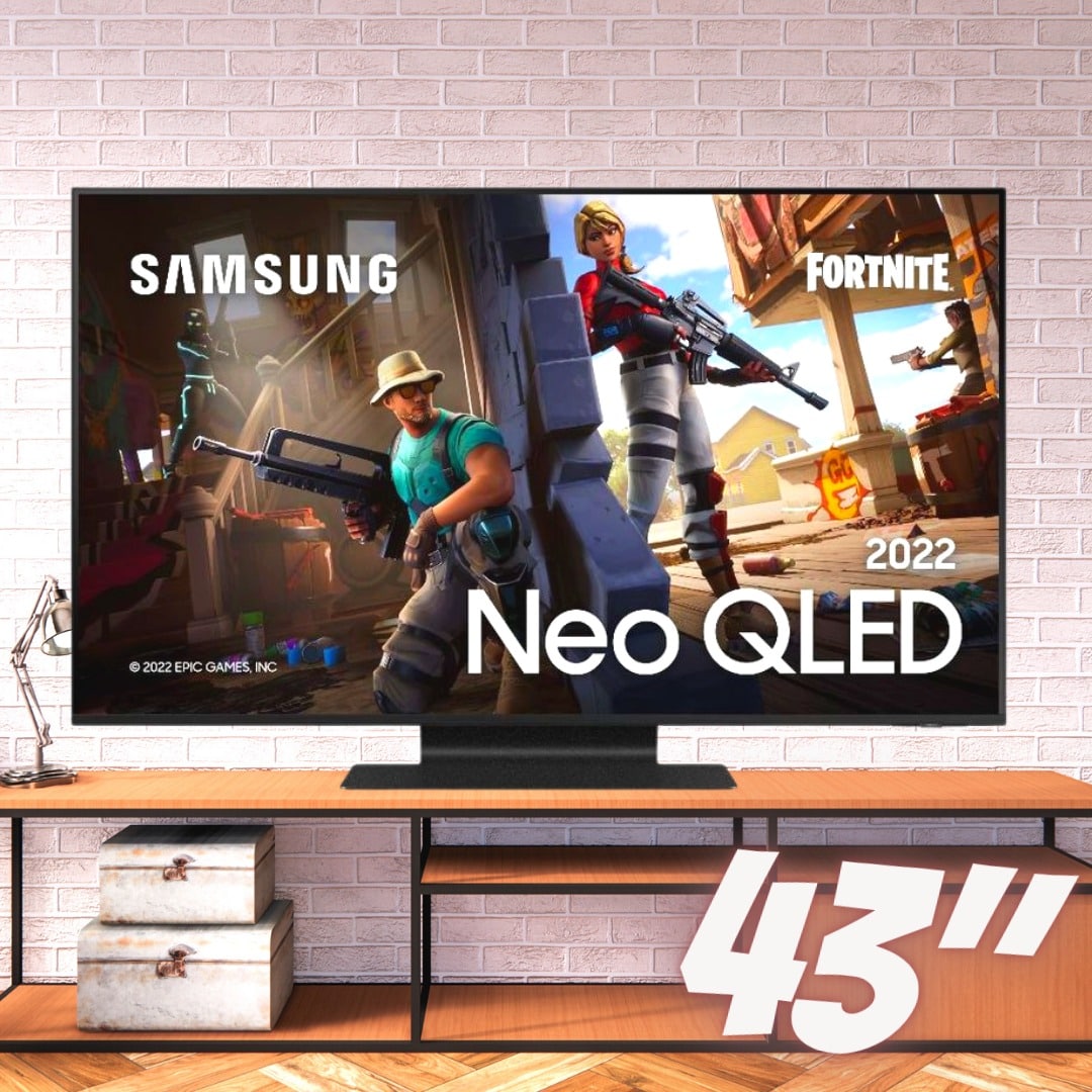 Smart TV Samsung QLED 43″ 4K Wi-Fi Tizen Comando de Voz QN43QN90BAGXZD na Gazin