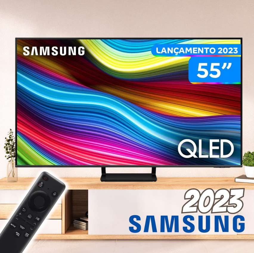 Smart Tv Samsung Qled 4k 55″ Com Wifi, Bluetooth, Controle Remoto E Design Slim – Qn55q70 na WebContinental