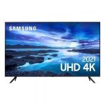 Smart TV Samsung UHD Processador Crystal 4K 58AU7700 Tela sem limites Visual Livre de Cabos 58″ na Compra Certa