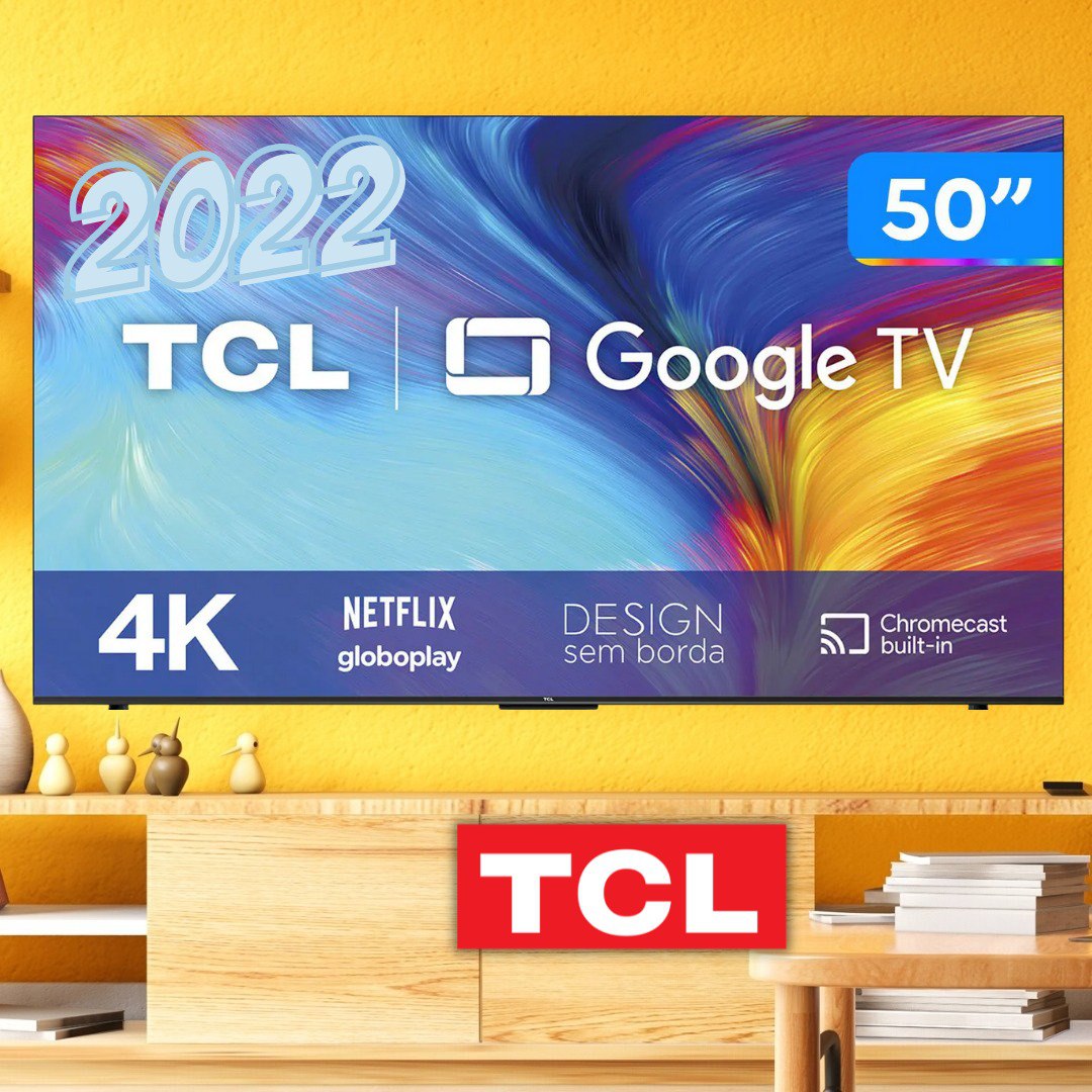 Smart TV TCL 50″ 4K 50P635 LED Dolby Audio 3X HDMI 1X USB WiFi na Carrefour