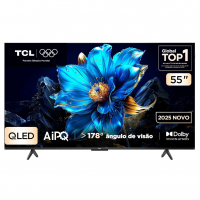Smart TV TCL 55 Polegadas QLED 4K P7K WiFi Bluetooth Google TV HDR10+ na Amazon