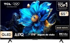 Smart TV TCL 65 Polegadas QLED 4K P7K WiFi Bluetooth Google TV HDR10+ Dolby Atmos Dolby Vision 65P7K na Amazon
