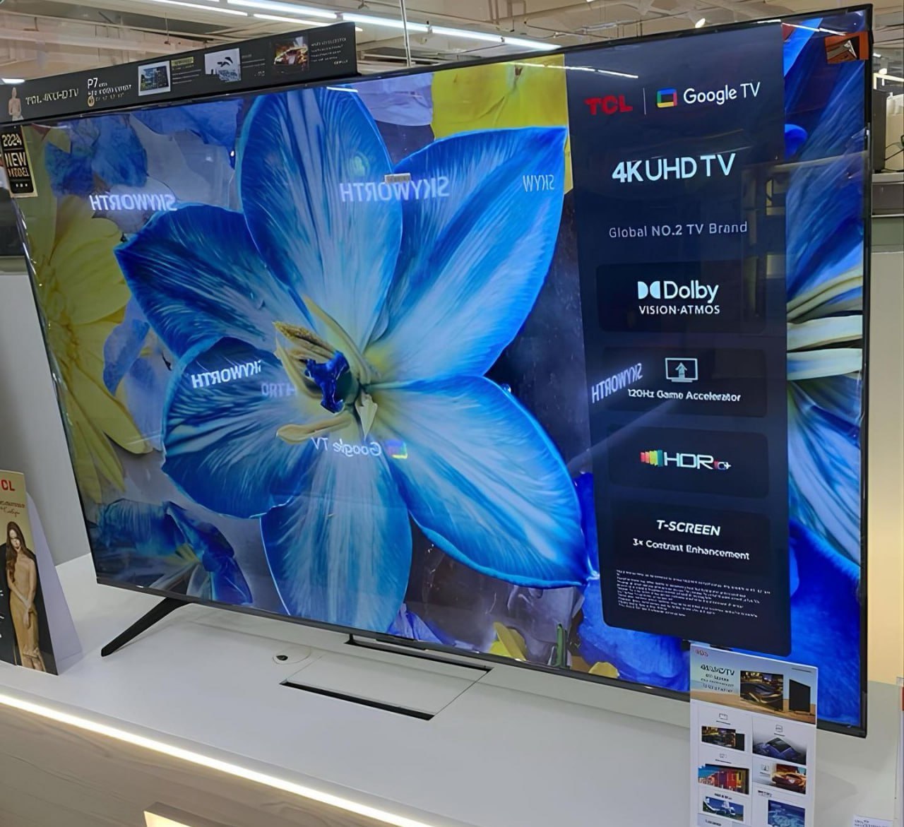 Smart TV TCL 75 Polegadas LED 4K P755 WiFi Bluetooth Google TV HDR10+ Dolby Atmos Vision 75P755 na Amazon