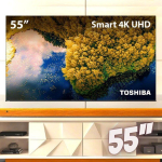Smart TV Toshiba 55 Polegadas 55C350LS 4K UHD LED TB023M na Magazine Luiza