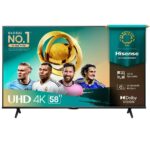 Smart Tv Uhd 4k Hisense DLED 58” ” Com Sleep Timer, Entrada HDMI E Wi-fi – 58a6nv – Bivolt na KaBuM!