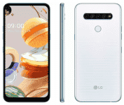 Smartphone LG K61 128GB Branco 4G Octa-Core – 4GB RAM 6,53” Câm. Quádrupla + Selfie 16MP na Magazine Luiza