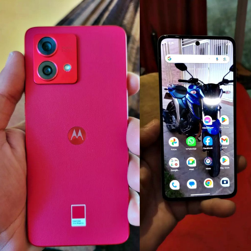 Smartphone Moto G84 5G 8GB RAM Boost* 256GB Viva Magenta – Vegan Leather na Amazon