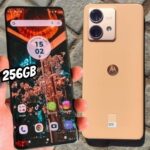 Smartphone Motorola Edge 40 Neo 5G Peach Fuzz 256GB 10GB (8GB RAM + 2GB Ram Boost) 50MP Ultra-Pixel AI Camera IP68 NFC na Casas Bahia