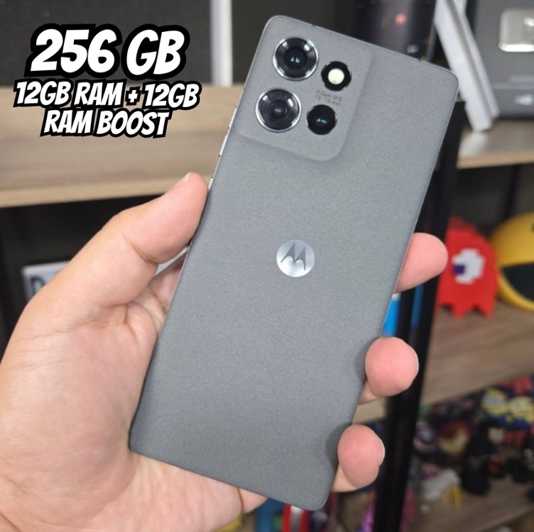 Smartphone Motorola Edge 50 5G – 256GB 24GB (12GB RAM+12GB Ram Boost) 50MP Sony Camera Moto AI Ultrarresistencia militar na Amazon