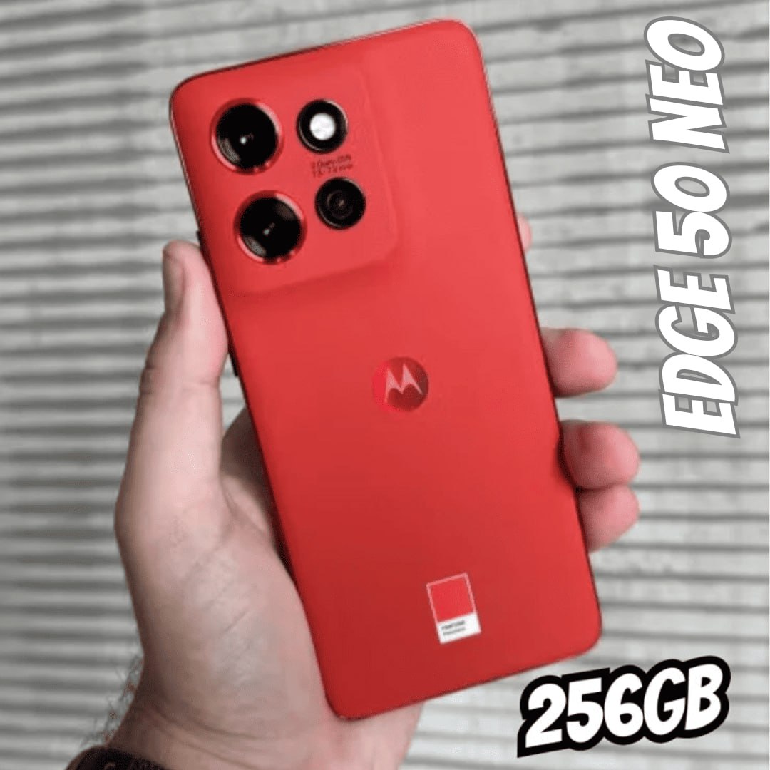 Smartphone Motorola Edge 50 Neo 5G – 256GB 8GB RAM + 8GB RAM Boost 50MP Sony Camera Moto AI IP68 NFC na Amazon