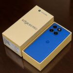 Smartphone Motorola Edge 60 Pro 5G 6.7” 120Hz pOLED 12GB RAM 256GB Armazenamento Câmera 50MP Sony LYTIA 700C Azul na Casas Bahia