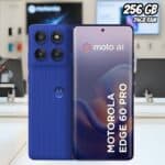 Smartphone Motorola Edge 60 PRO 5G – 256GB 24GB (12GB RAM+12GB Ram Boost) Tela Quad-Curve moto AI 50MP Sony Camera ultrarresistencia militar IP68 + IP69 – Azul Marinho na Amazon