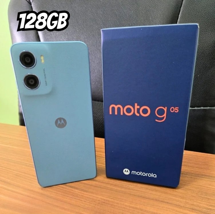 Smartphone Motorola Moto g05-128GB 12GB (4GB RAM + 8GB Ram Boost) e Camera 50MP com AI Bateria de 5200 mAh Tela 6.7″ com Superbrilho na Amazon