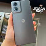 Smartphone Motorola Moto G24 8GB RAM Boost* 128GB Grafite na Amazon