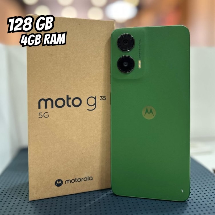 Smartphone Motorola Moto g35 5G – 128GB 12GB (4GB RAM+8GB Ram Boost) e Camera 50MP com AI NFC Tela 6.7″ com Superbrilho – Verde na Amazon