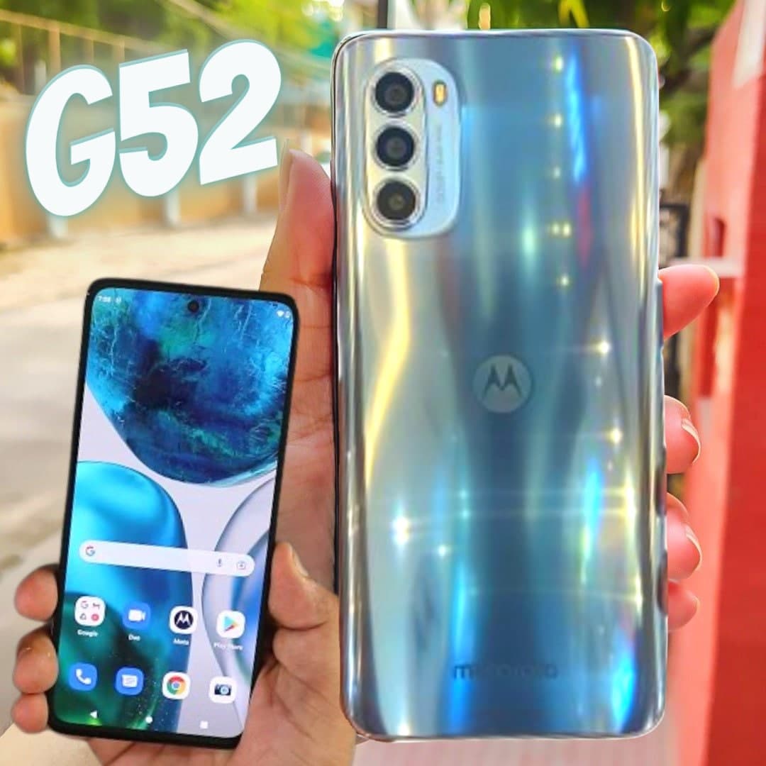 Smartphone Motorola Moto G52 128GB 4G Tela 6,6" FHD+ Câmera Tripla 50MP+8MP+2MP Frontal 16MP na Compra Certa
