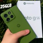 Smartphone Motorola Moto g56 5G – 256GB 24GB (8GB RAM+16GB Ram Boost) e 50MP Sony Lytia 600 Camera Ultrarresistencia militar IP68 + IP69 – Verde na Amazon