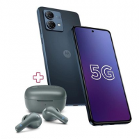Smartphone Motorola Moto G84 5G 256GB Grafite + Fone Moto Buds 135 Sage Green na Fastshop