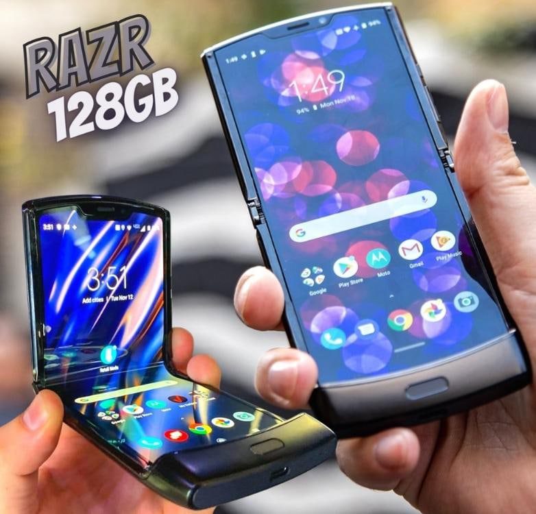 Smartphone Motorola Razr 128GB 4G Wi-Fi Tela 6.2'' 6GB RAM Câmera 16MP + Selfie 5MP - Black na Submarino