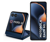 Smartphone Motorola Razr 60-256GB 24GB Tela dobrável 6,9″ pOLED e externa 3,6” Moto AI camera IP48 – Azul Marinho na Amazon