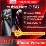 Smartphone Nubia-Neo 2 5G Cupom na Aliexpress